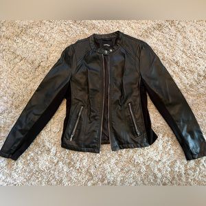 Express Women’s Faux Leather Jacket - Size L